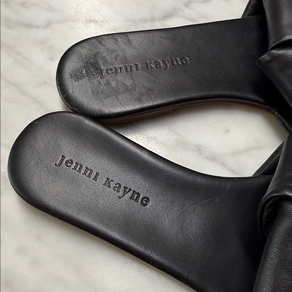 Jenni Kayne Women's Black Leather Dani Slide Size 36 - Picture 5 of 13